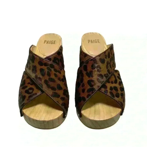 Women’s Paige Jules Genuine Calfhair Mule Size 7 - Picture 3 of 12